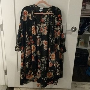 Floral kimono